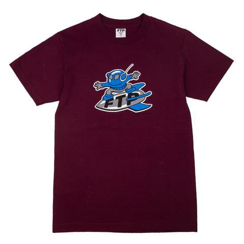 FTP Burgundy Atomic Tee PRE-OWNED