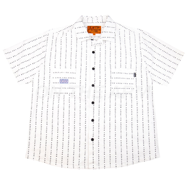 FTP White Button Up Shirt PRE-OWNED