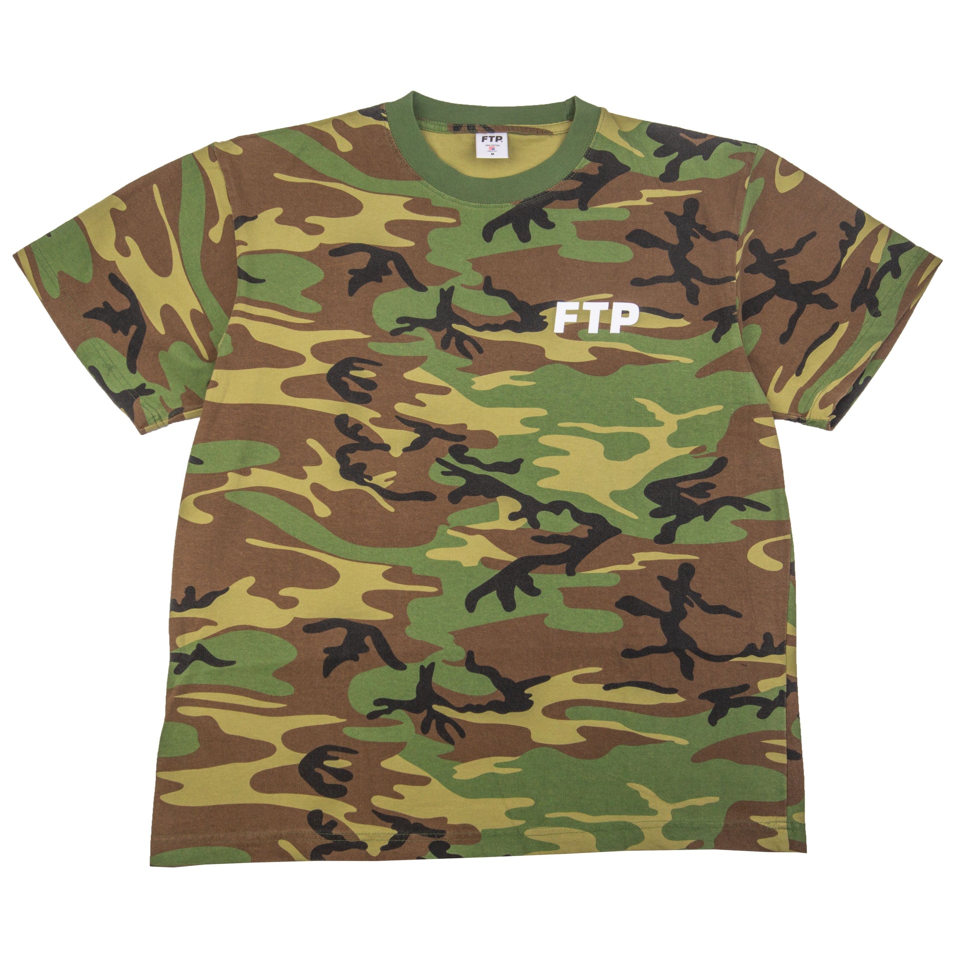 FTP Woodland Camo Logo Tee