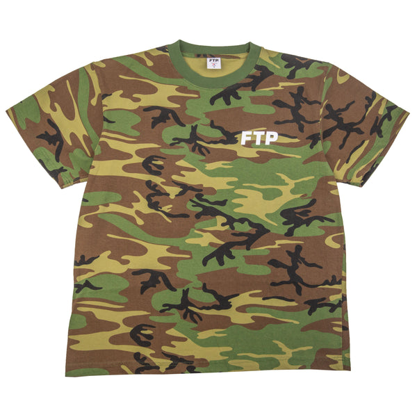 FTP Woodland Camo Logo Tee