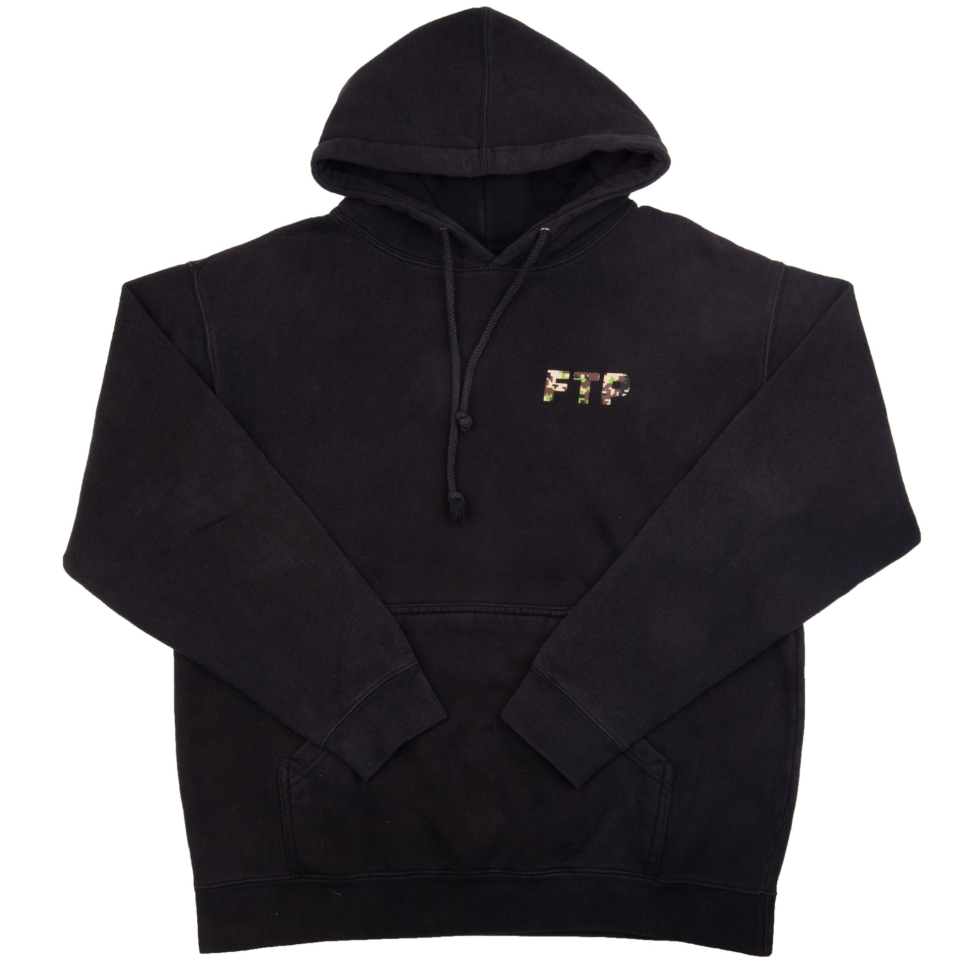 FTP Black/Camo Logo Hoodie PRE-OWNED