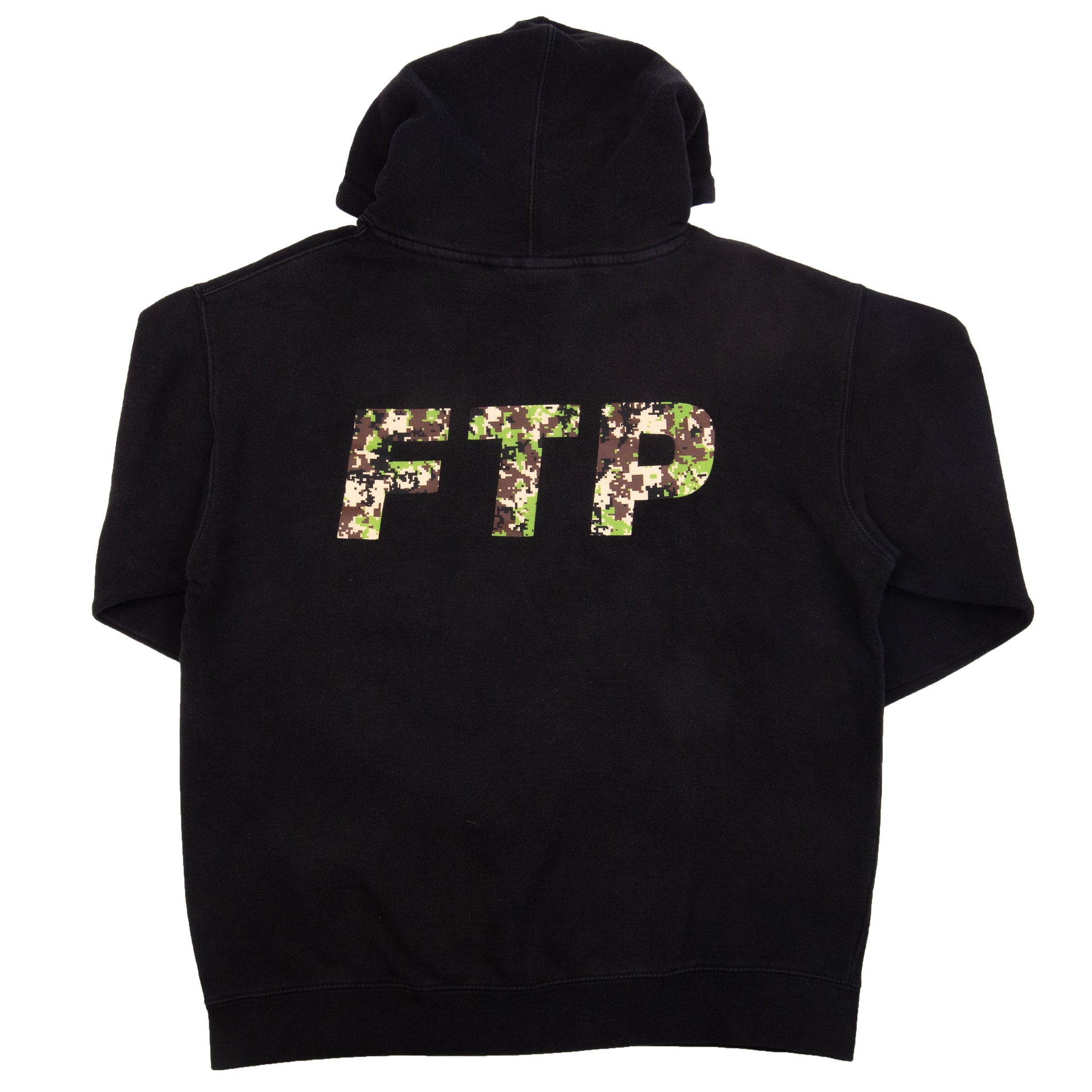 FTP Black/Camo Logo Hoodie PRE-OWNED