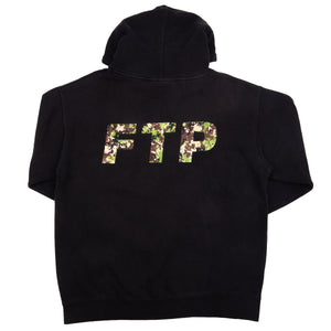 FTP Black/Camo Logo Hoodie PRE-OWNED