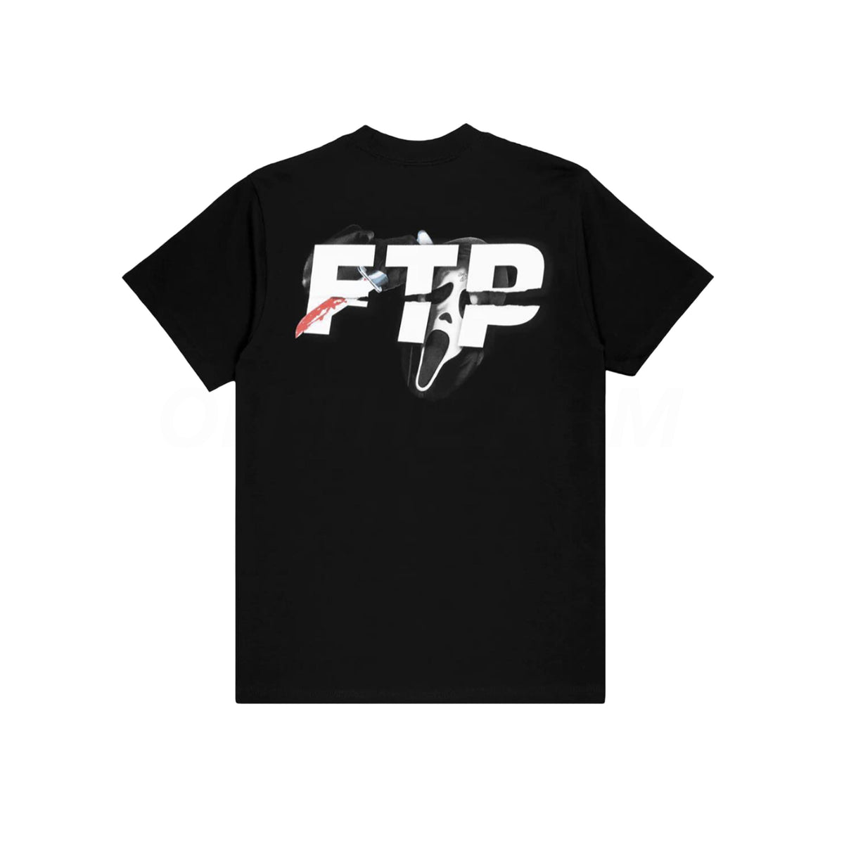 FTP Black Ghostface Logo Tee