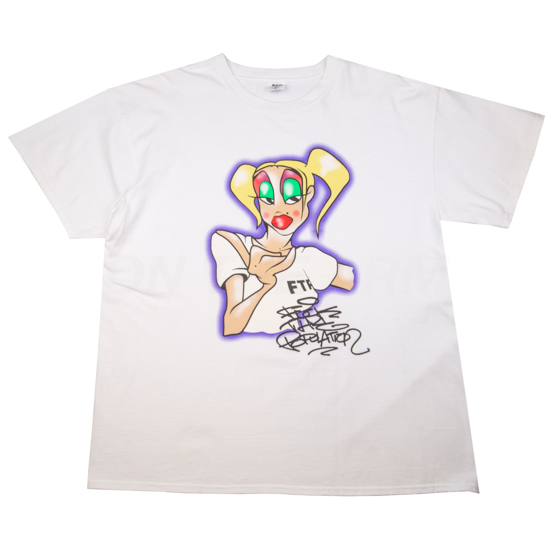 FTP White Woman Tee PRE-OWNED