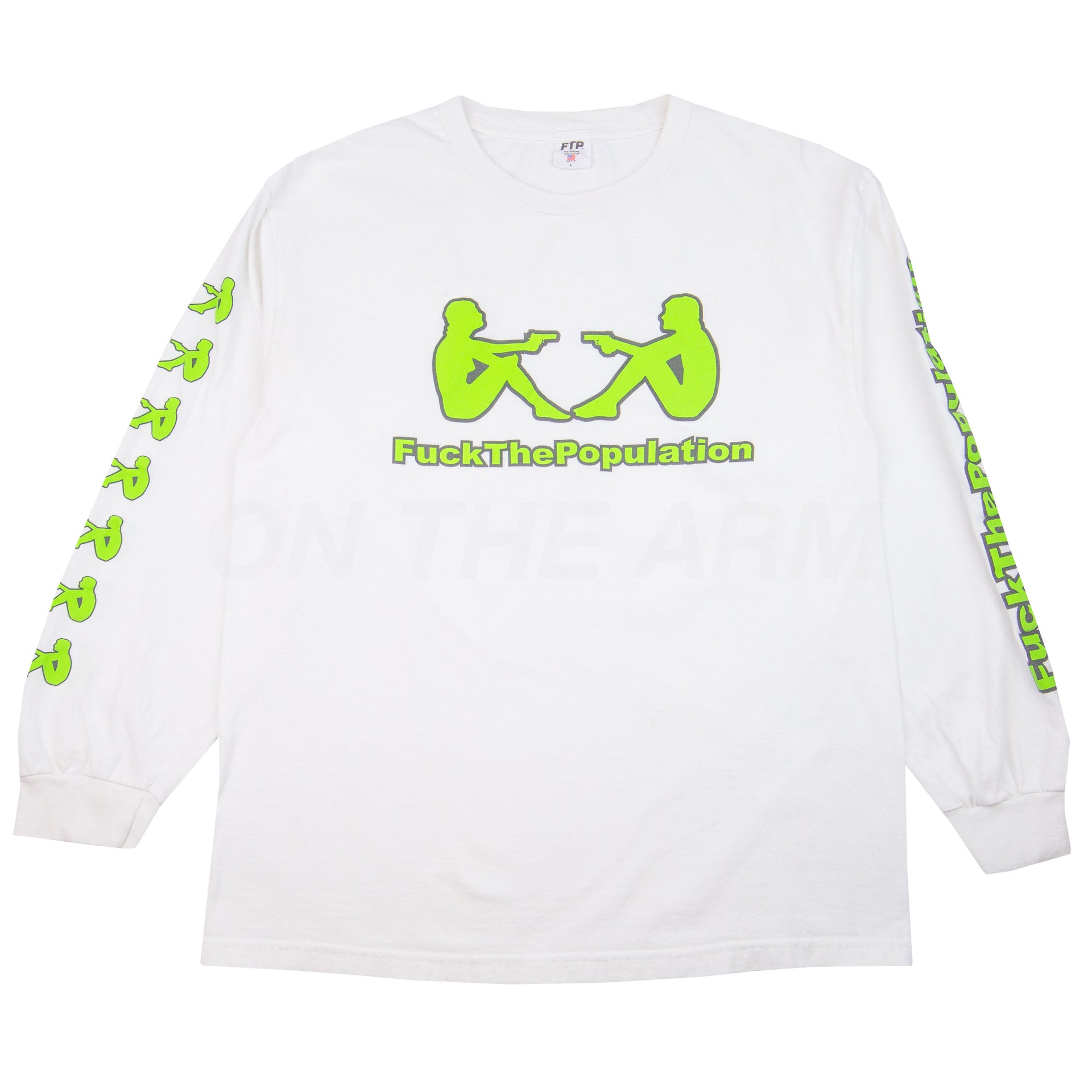 FTP White/Green Kappa L/S PRE-OWNED
