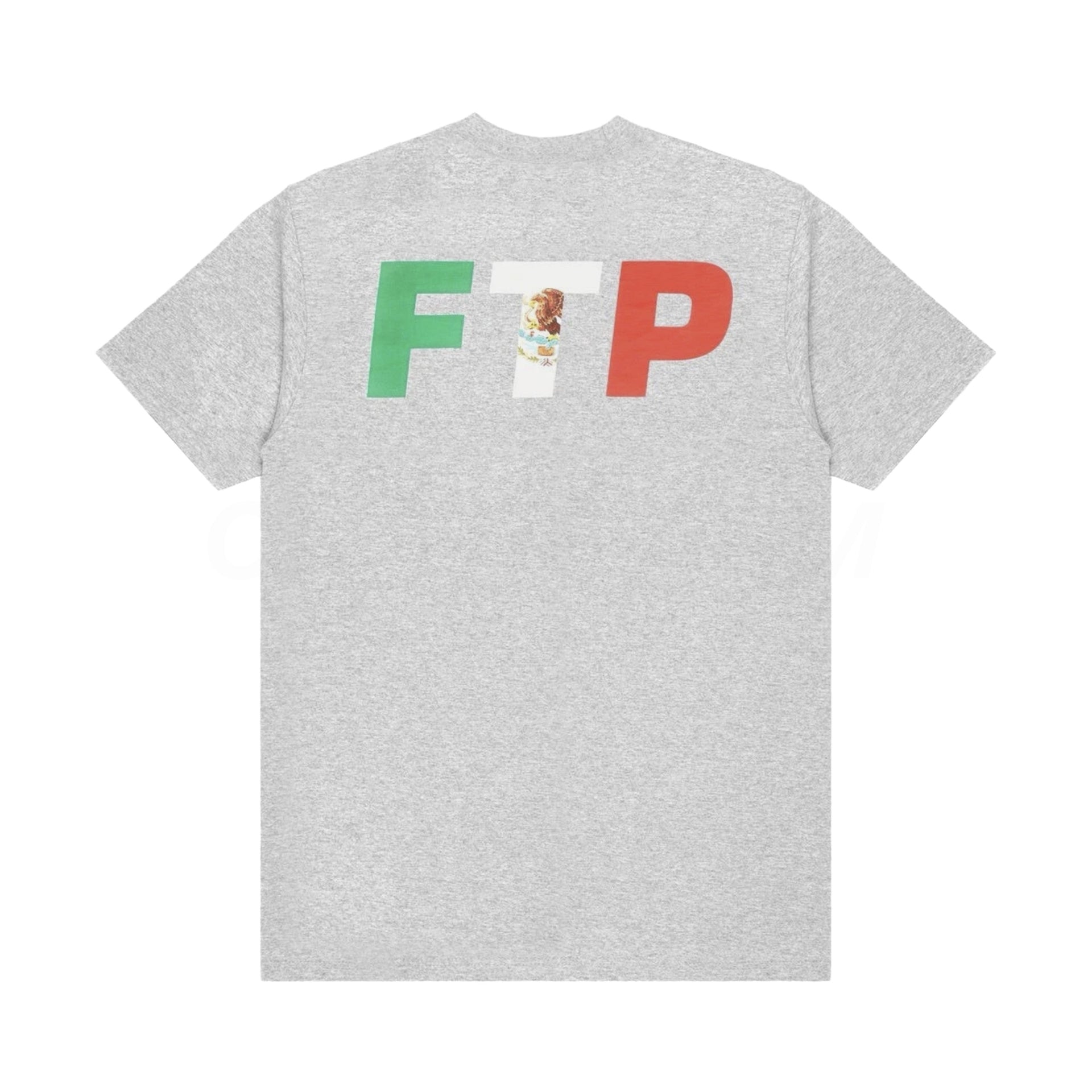 FTP Grey Mexico Flag Logo Tee