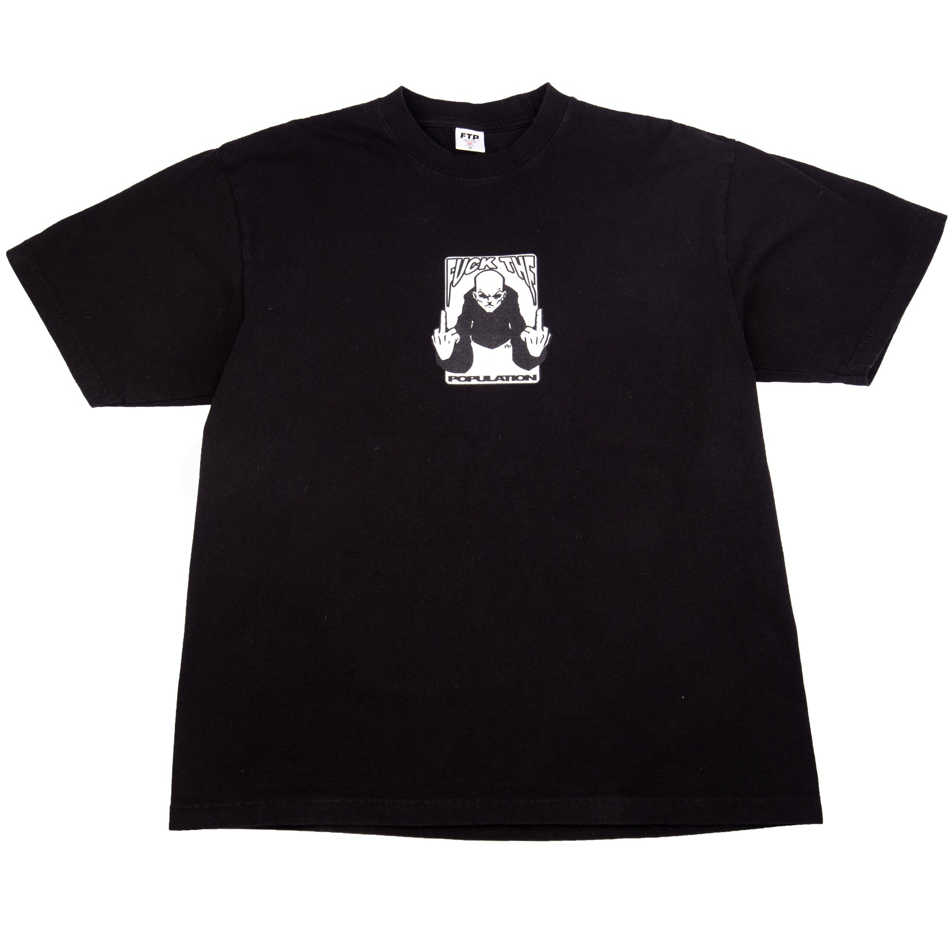 FTP Black Middle Finger Tee PRE-OWNED
