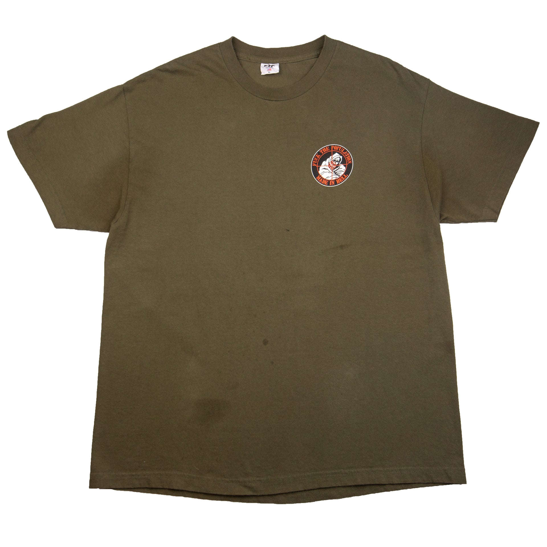 FTP Olive Made In Hell Tee PRE-OWNED