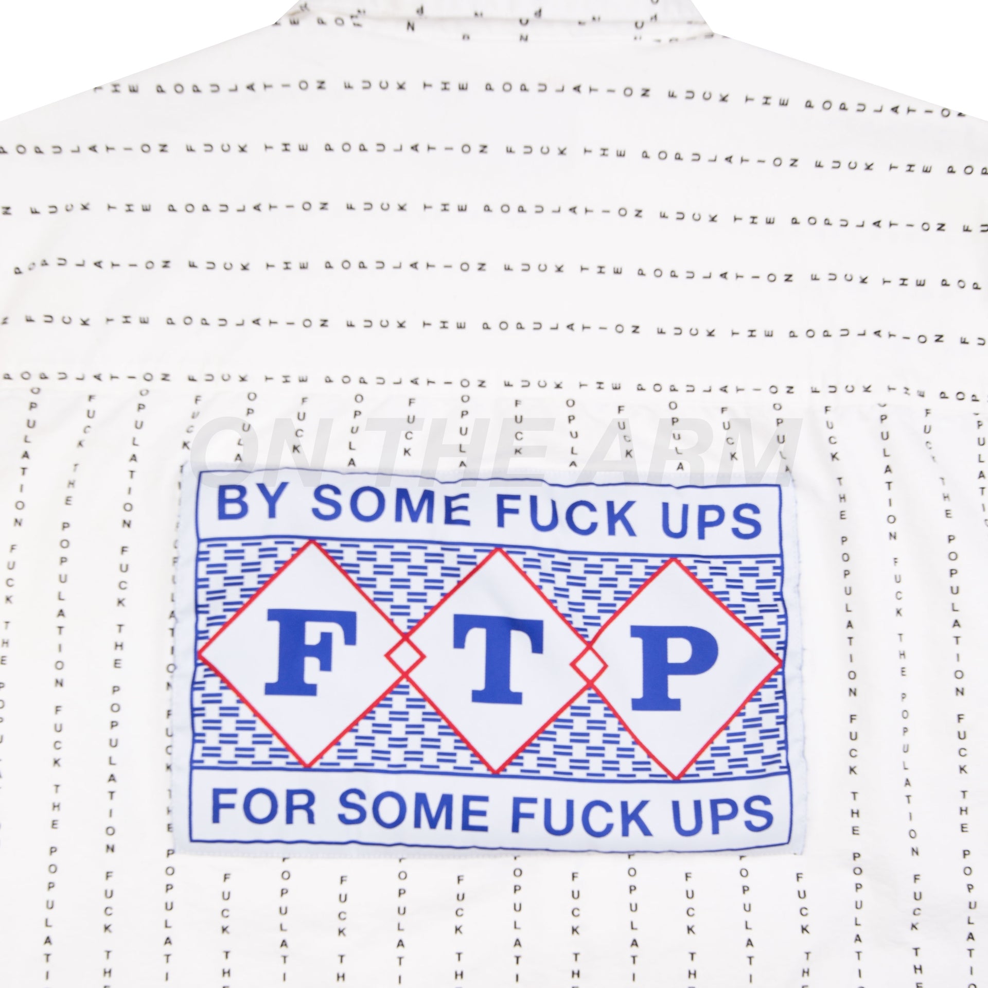 FTP White Button Up Shirt PRE-OWNED