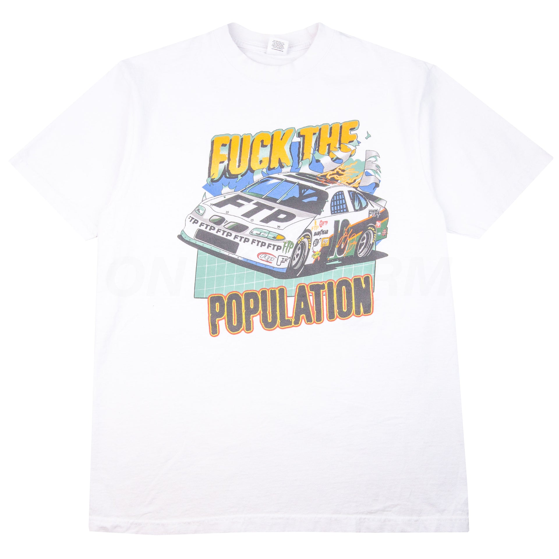 FTP White Racing Tee PRE-OWNED