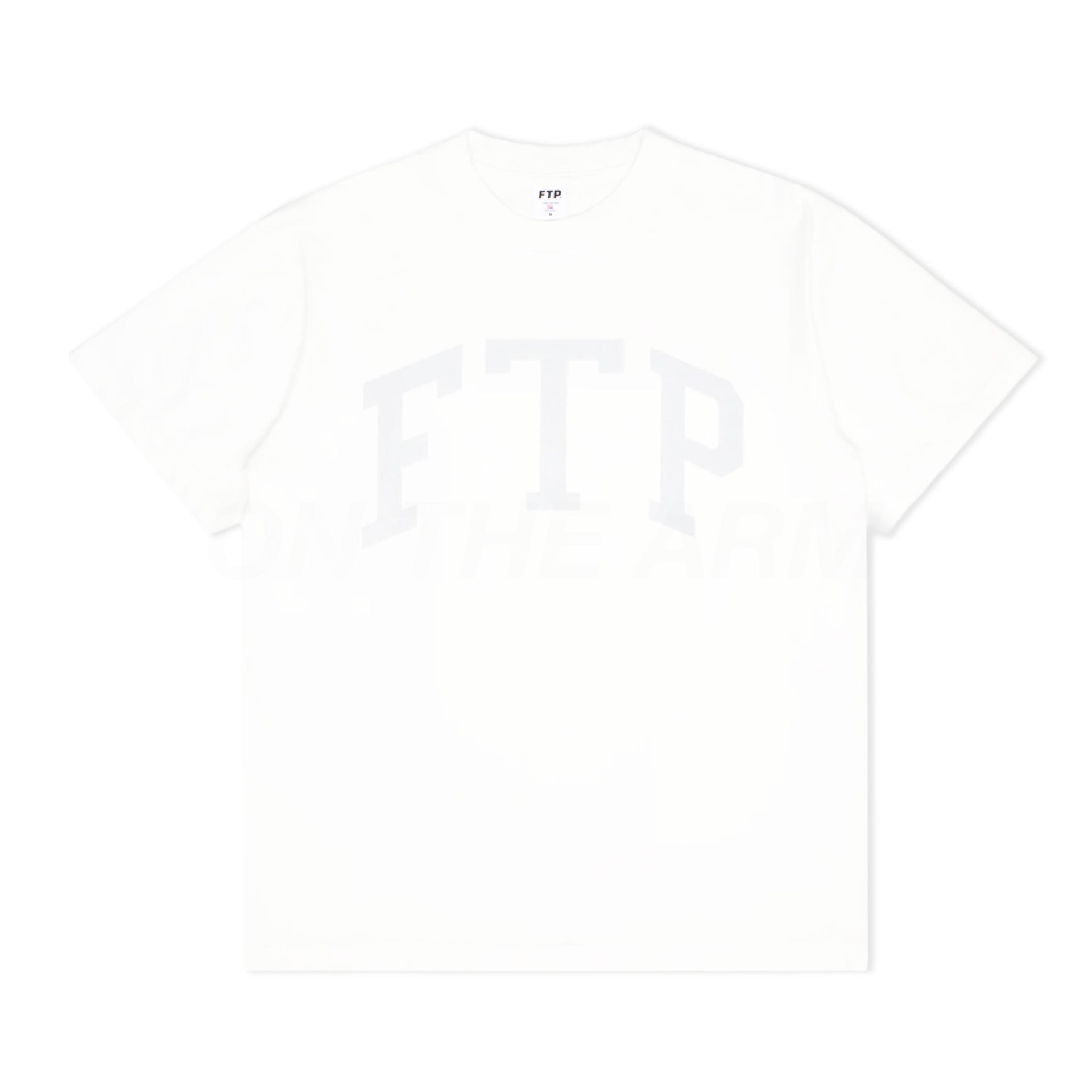 FTP White Reflective Arch Logo Tee
