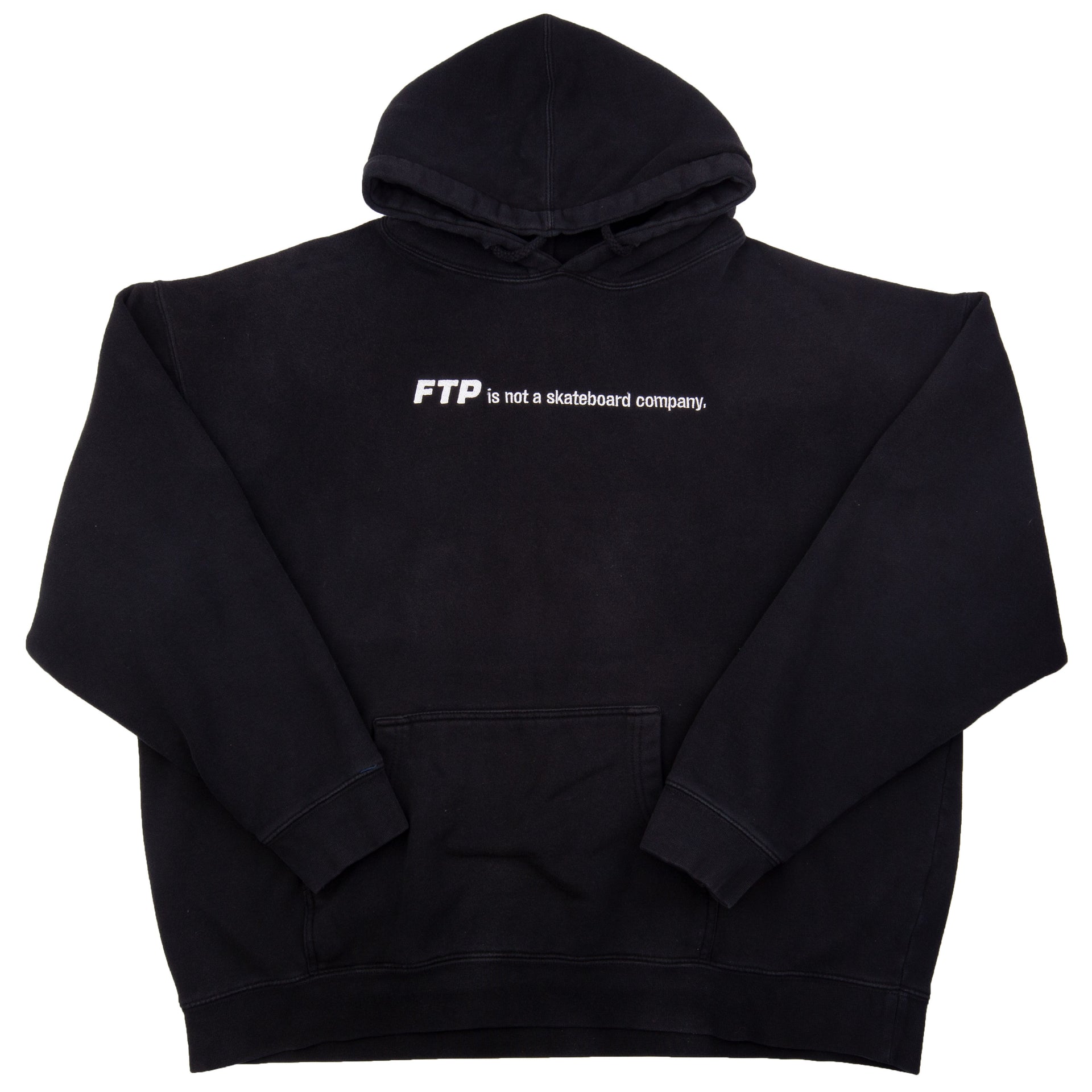 FTP Black Not A Skateboard Company Hoodie PRE-OWNED