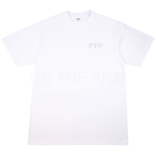 FTP White Rhinestone Tee
