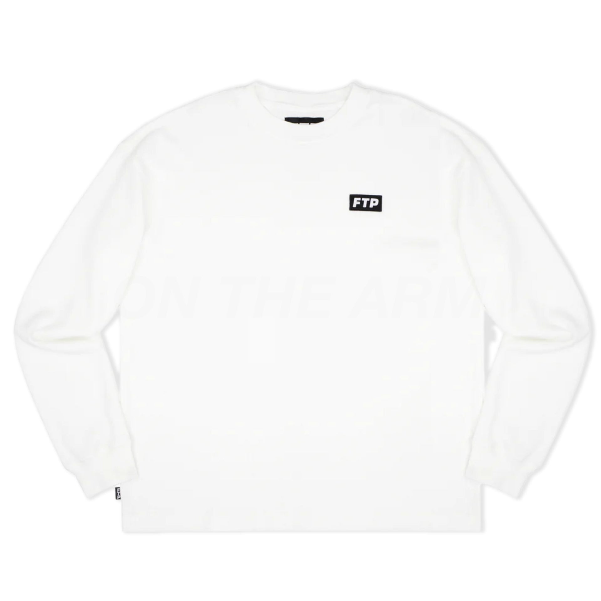 FTP White Embroidered Logo Patch Thermal