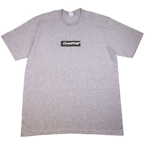 Supreme Grey Futura Box Logo Tee