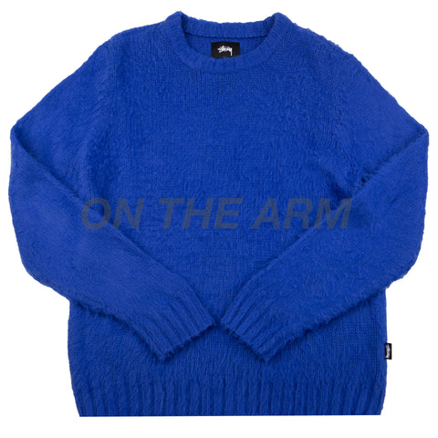 Stussy Blue Fuzzy Sweater