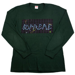 Supreme Green Blade Grid L/S (2016) PRE-OWNED