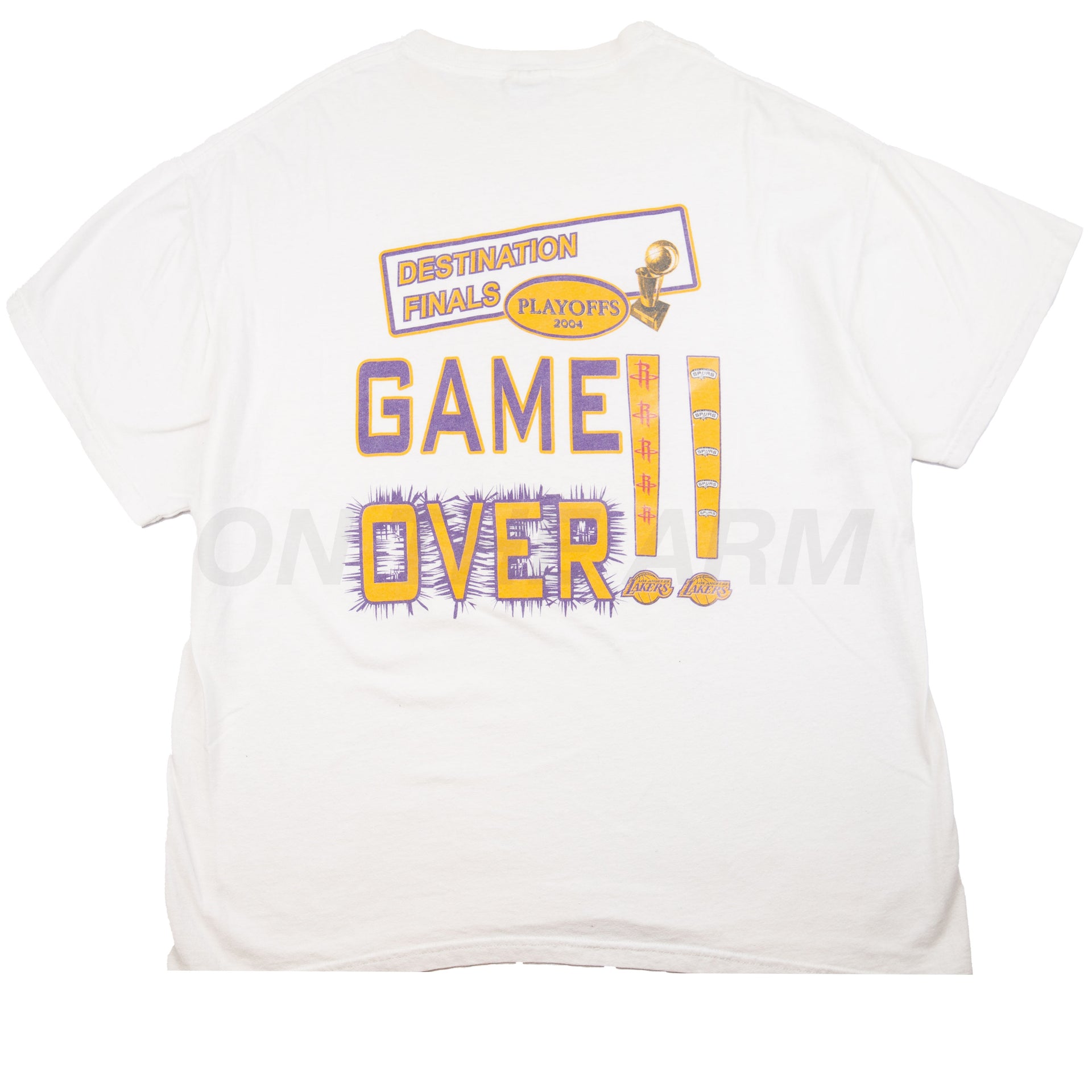 Vintage White Lakers Derek Fisher 0.4 Tee (2004)