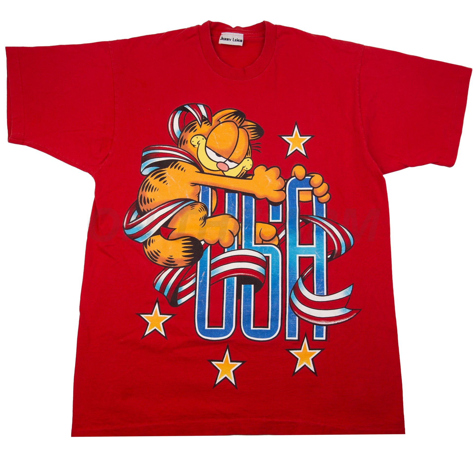 Vintage Red Garfield USA Tee (2000's)