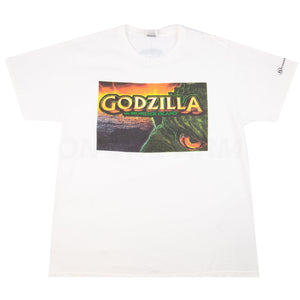 Vintage White Godzilla Monster Island Promo Tee (2000's)