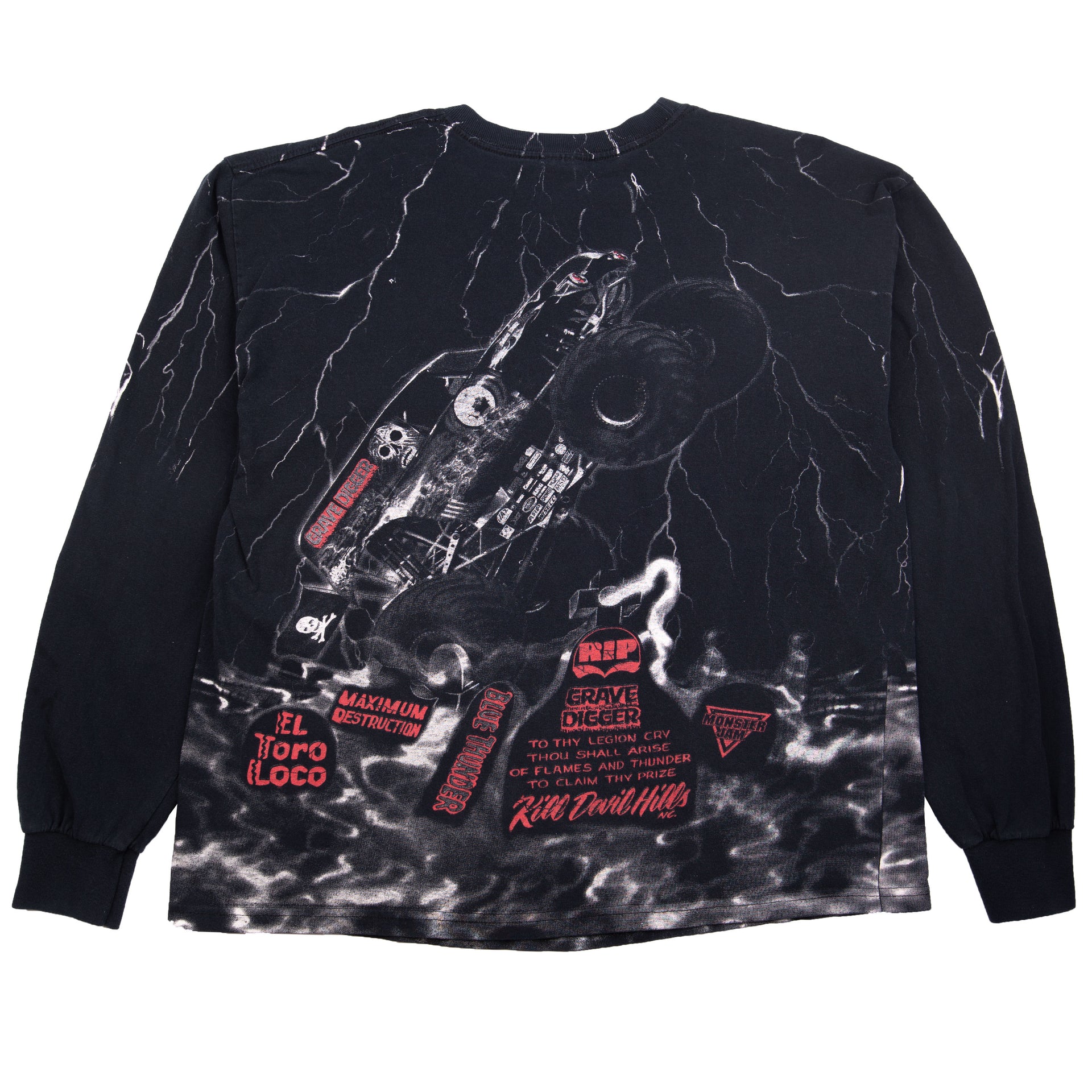 Vintage Black Grave Digger Race Team L/S (2000's)