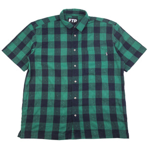 FTP Green Buffalo Button Up Shirt PRE-OWNED