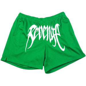 Revenge Green Mesh Shorts PRE-OWNED