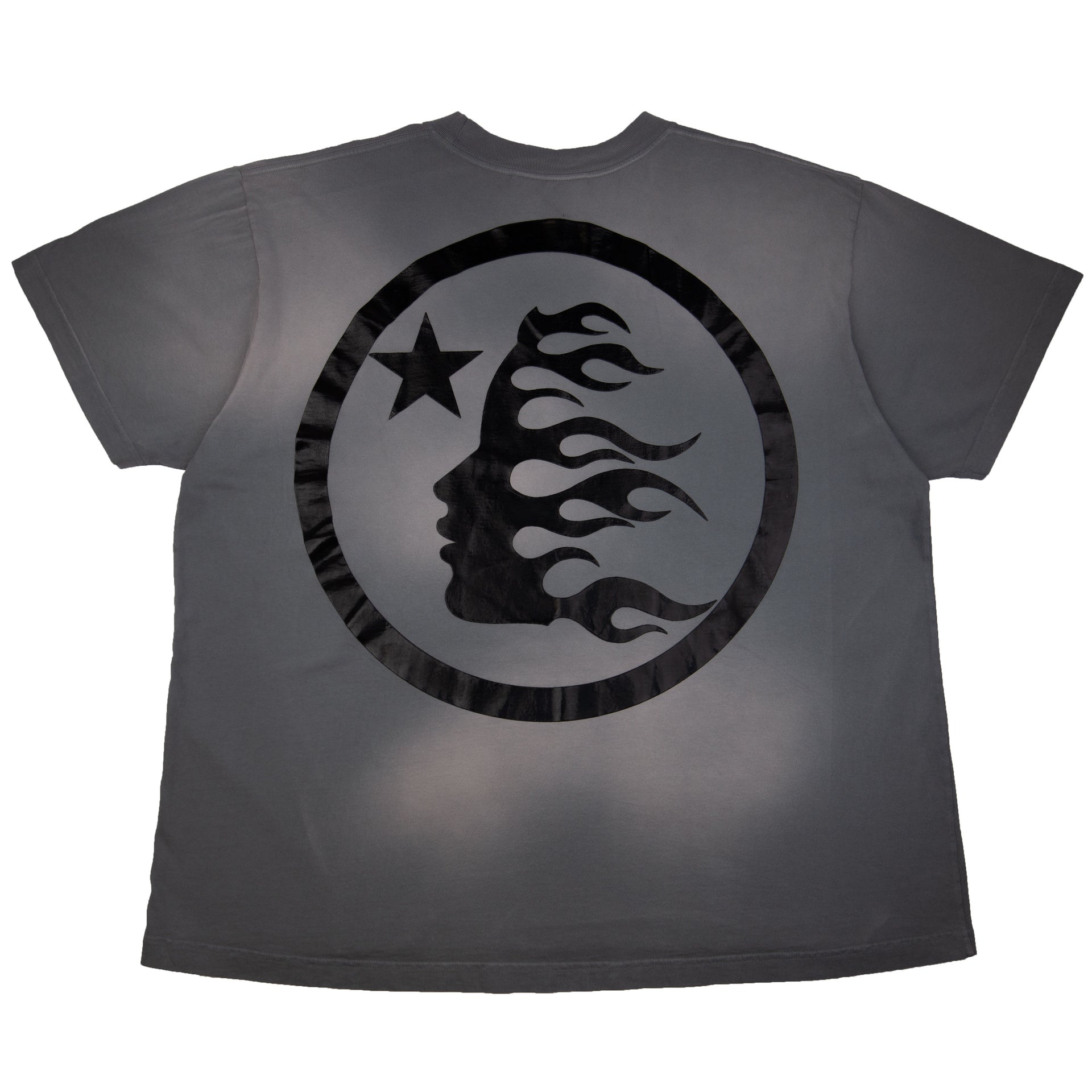 Hellstar Sports Grey Gel Core Logo Tee PRE-OWNED