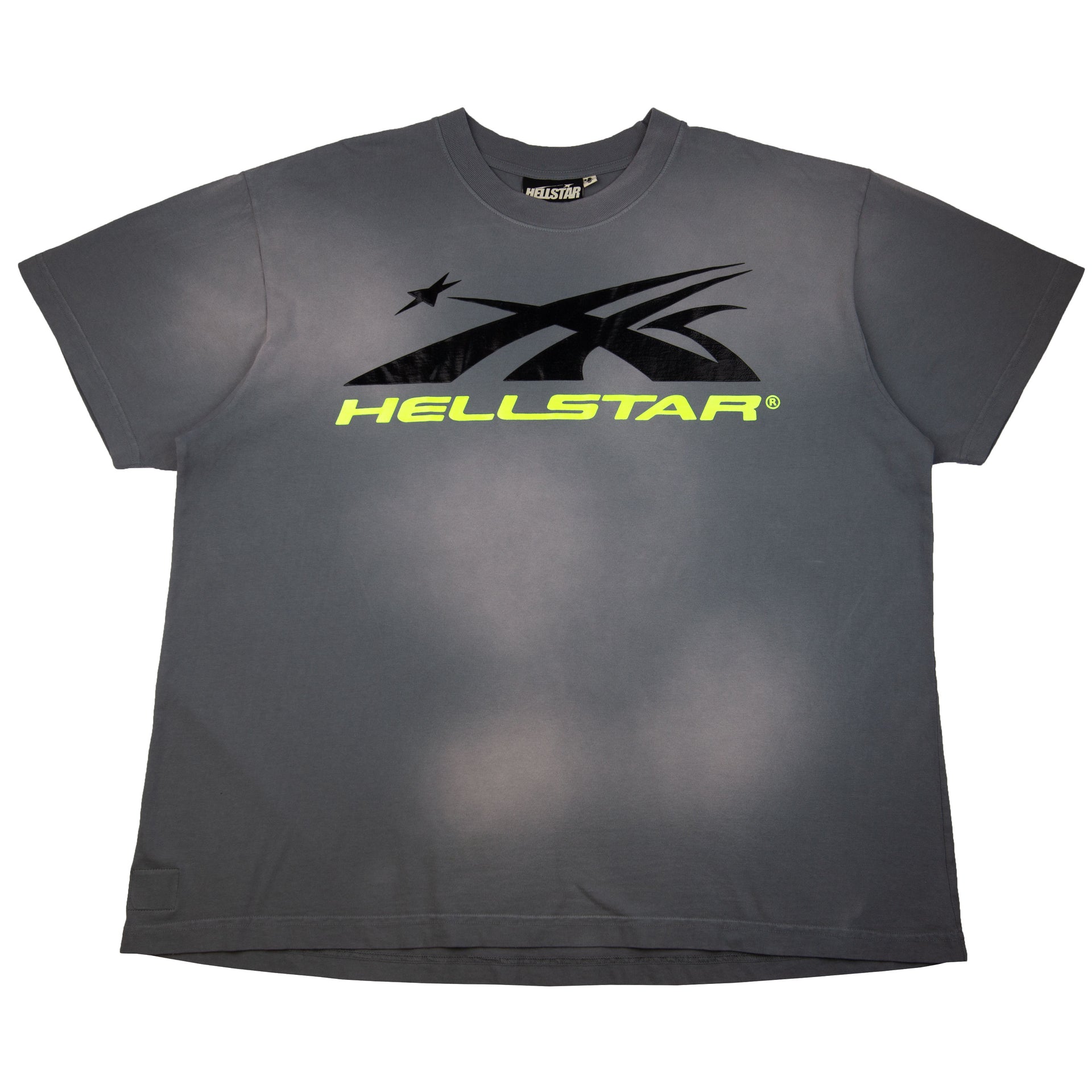 Hellstar Sports Grey Gel Core Logo Tee PRE-OWNED