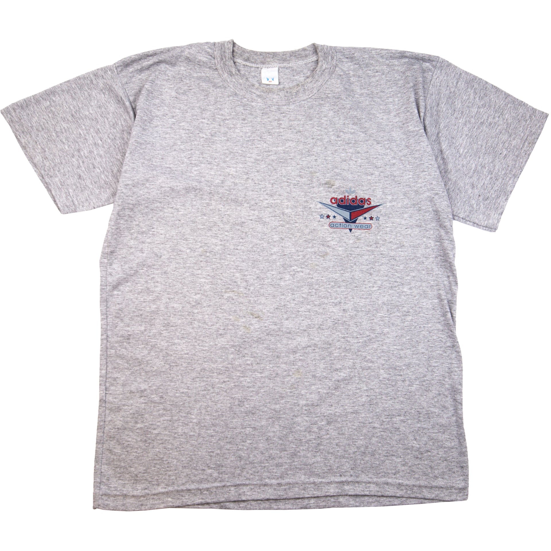 Vintage Grey Adidas Action Wear Tee (1980's)