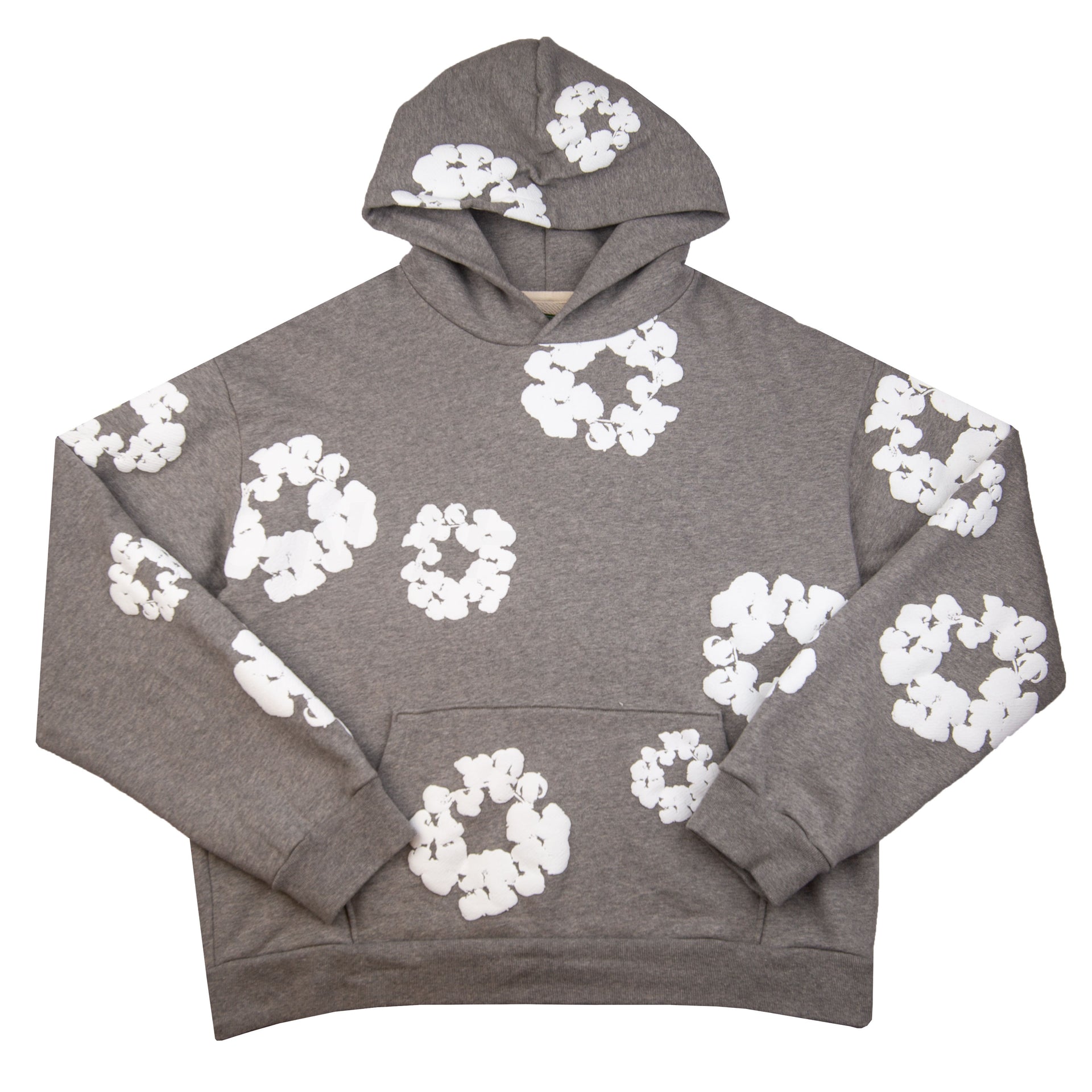 Denim Tears Grey Wreath Hoodie PRE-OWNED