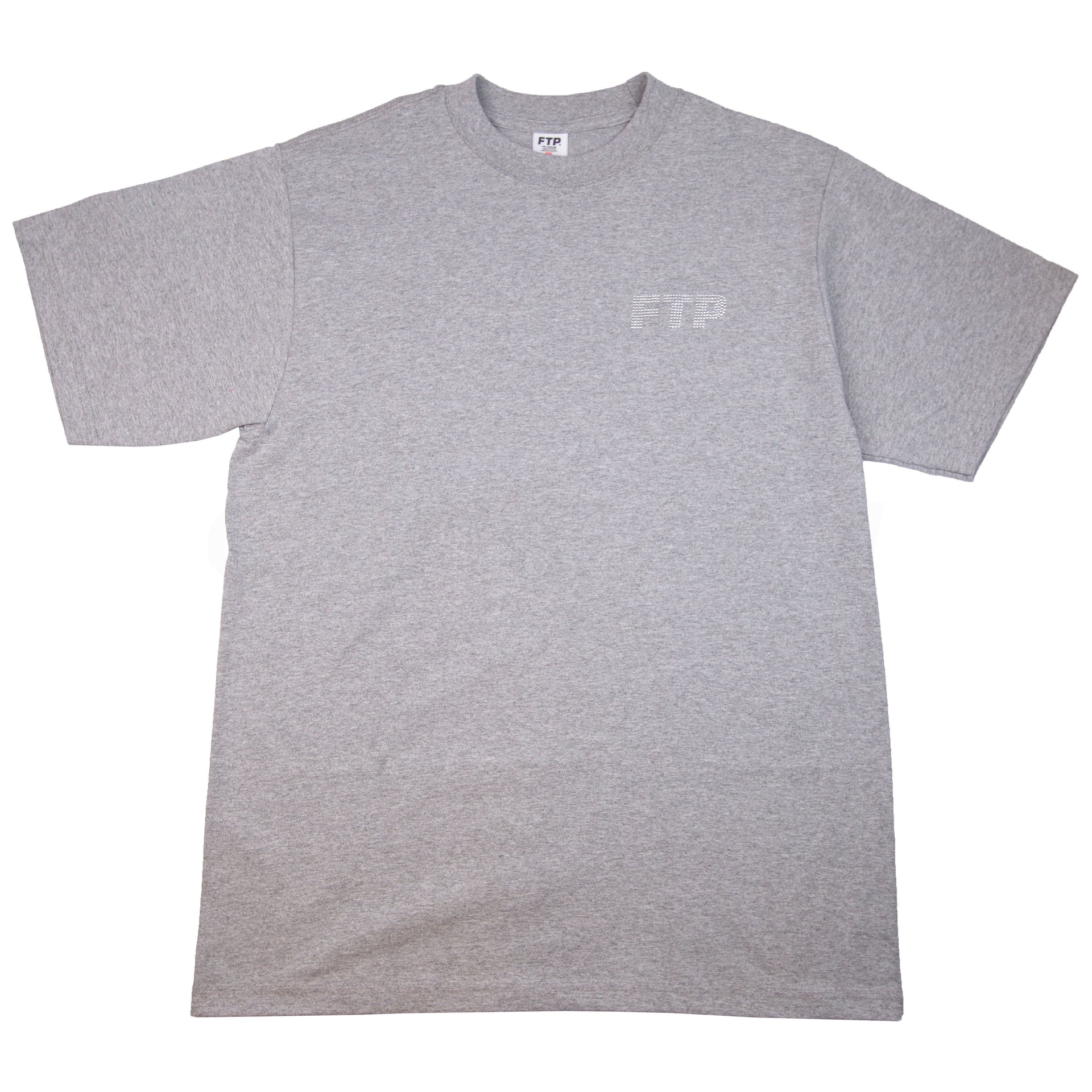 FTP Grey Rhinestone Tee