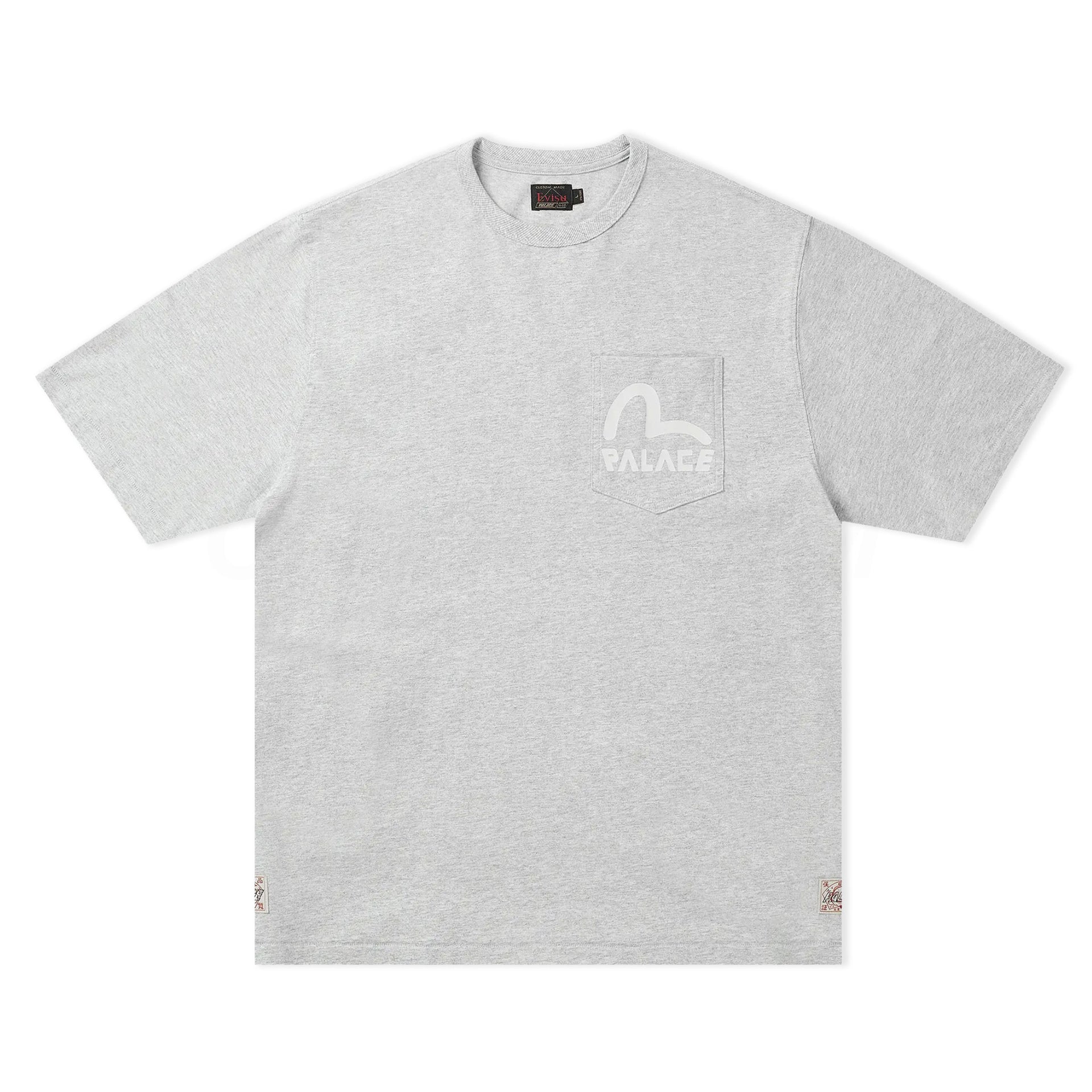 Palace Grey Evisu Heavy Wash Tee