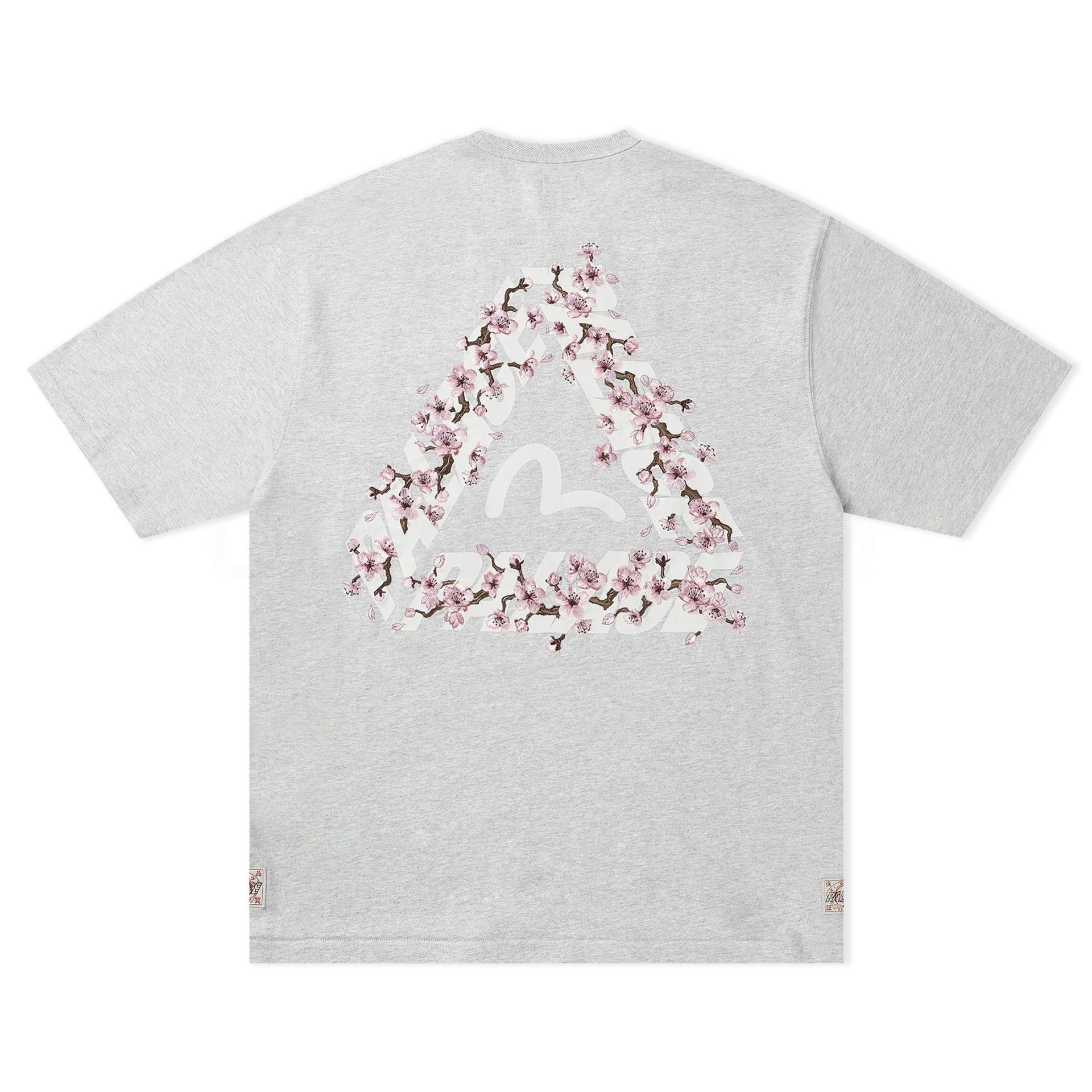 Palace Grey Evisu Heavy Wash Tee