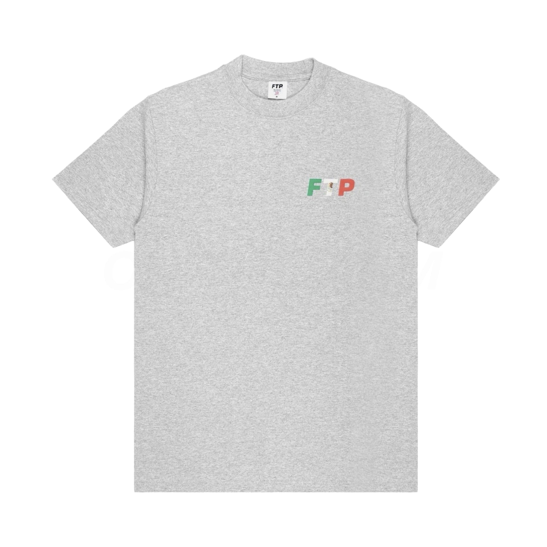 FTP Grey Mexico Flag Logo Tee