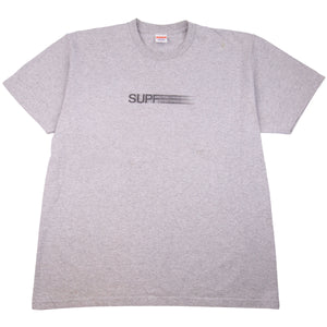 Supreme Grey Motion Logo Tee PRE-OWNED