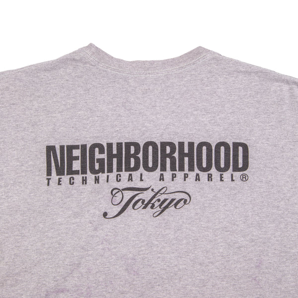 Neighborhood Grey Technical Apparel Tee PRE-OWNED