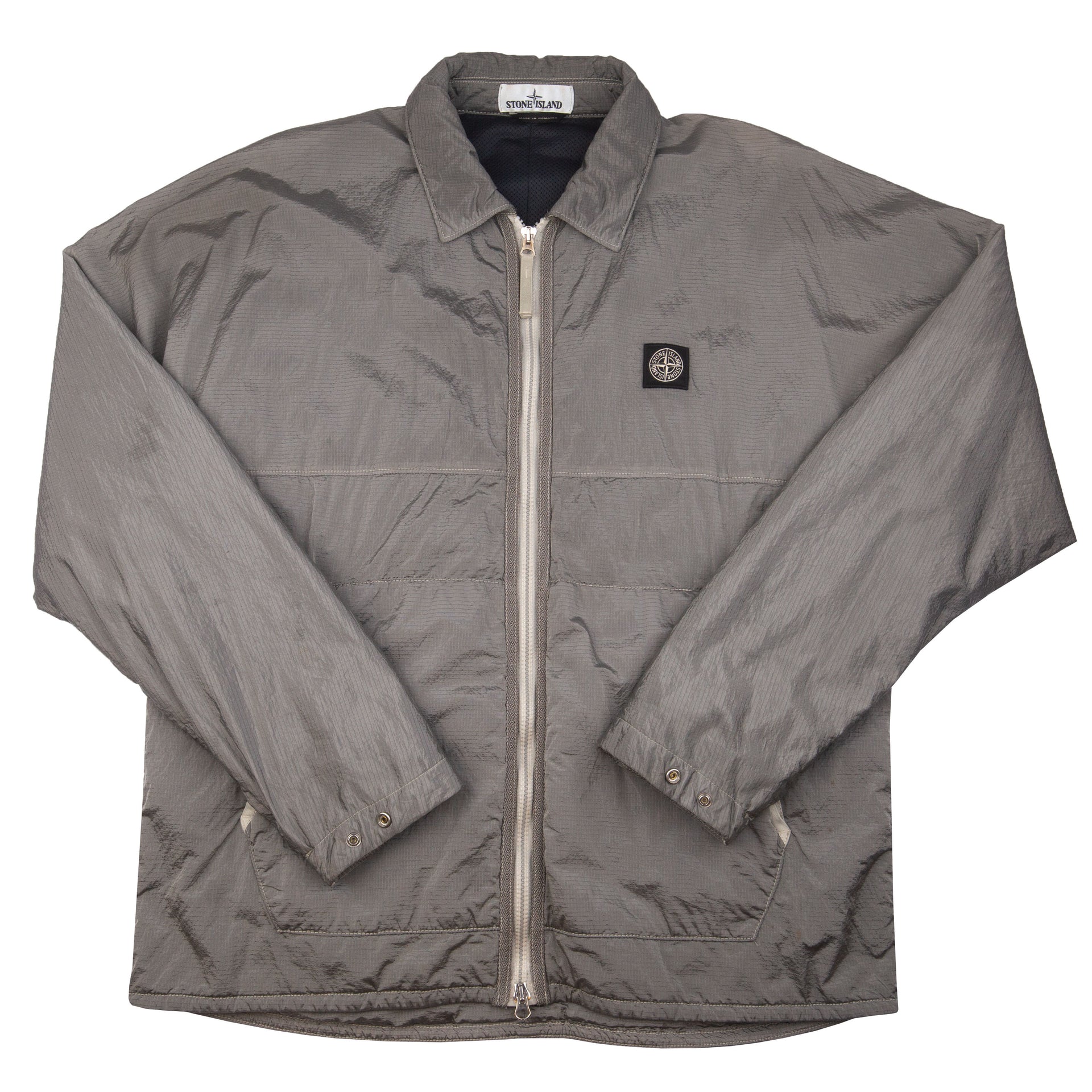 Stone Island Grey Packable Zip Jacket PRE-OWNED