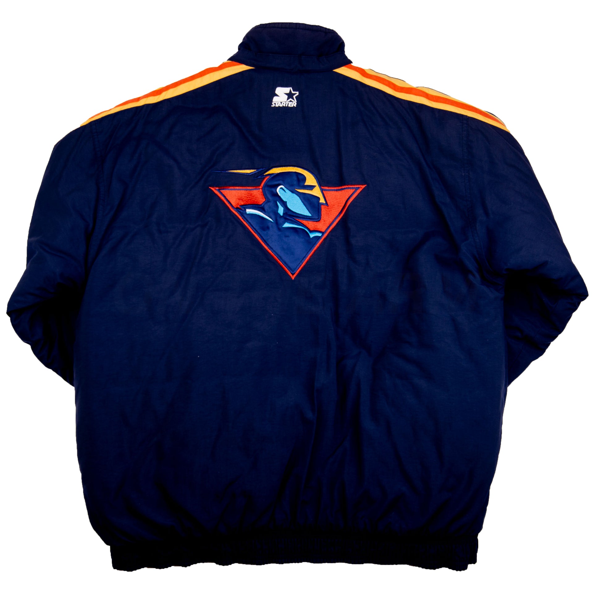Vintage Black Starter Golden State Warriors Puffy Jacket (1990's)