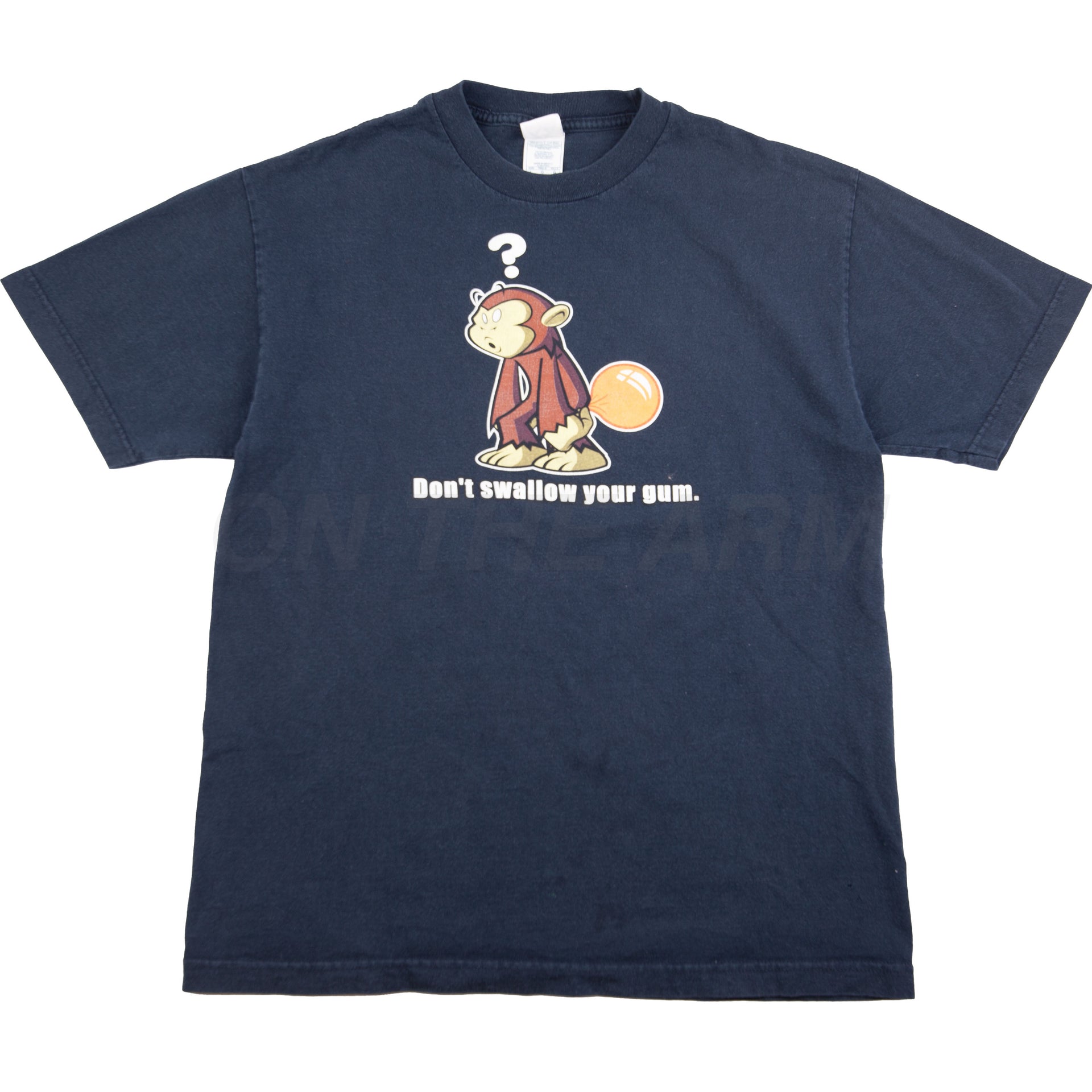 Vintage Navy Don't Swallow Gum Tee (2000's)