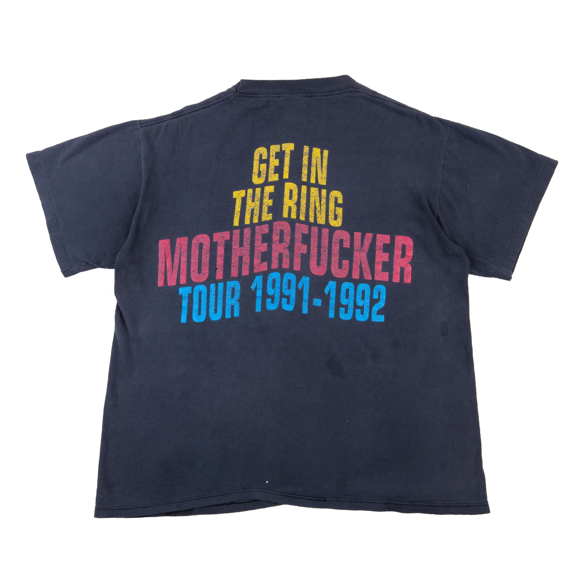 Vintage Black Guns N' Roses Get In The Ring MF Tour Tee (1991)