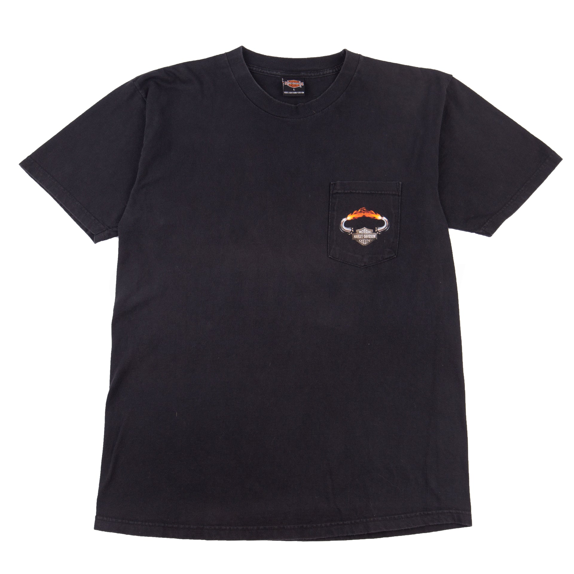 Vintage Black Harley Davidson Grand Canyon Pocket Tee (2000's)