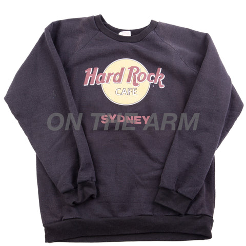 Vintage Black Hard Rock Cafe Sydney Crew