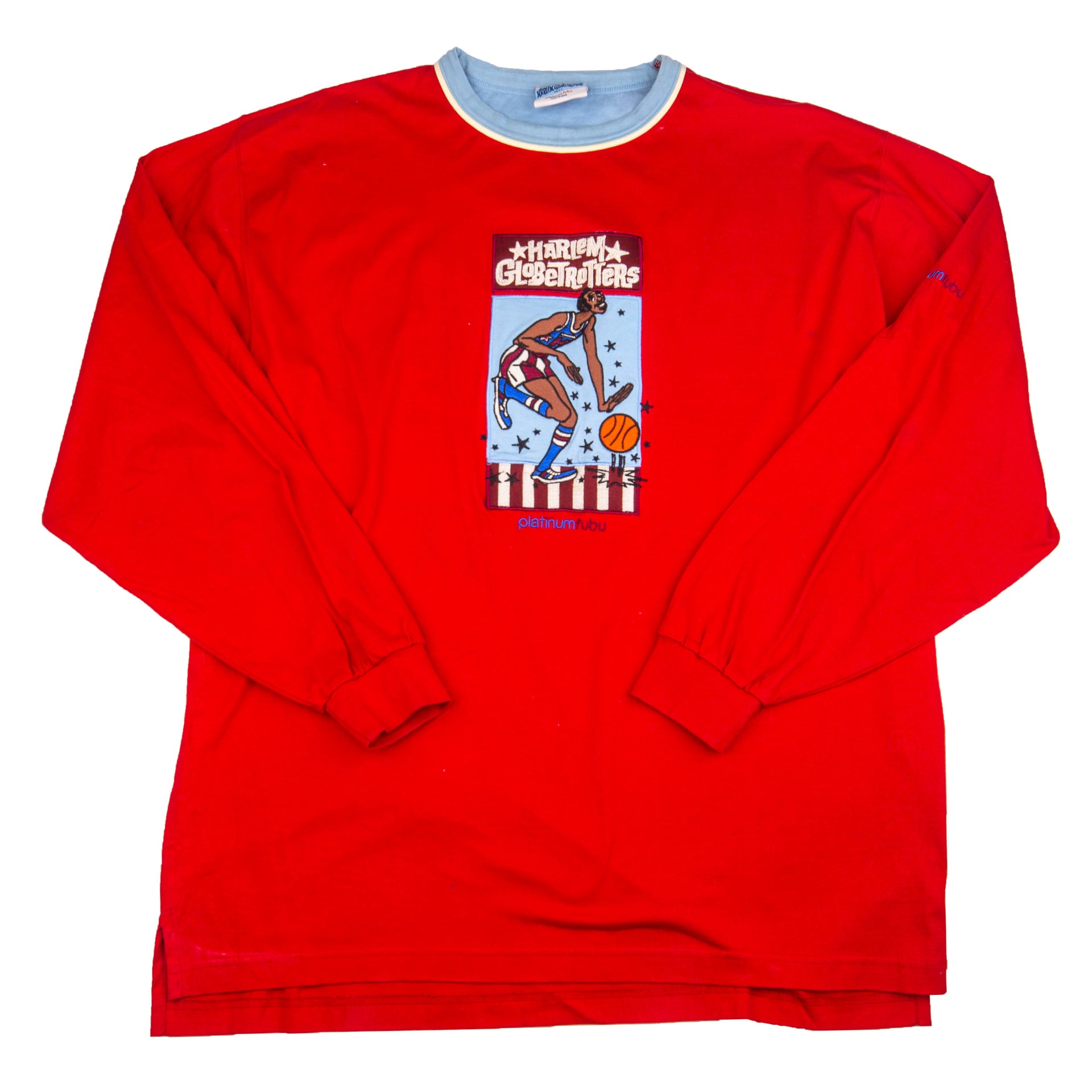 Vintage Red Platinum Fubu Harlem Globetrotters L/S (2000's)
