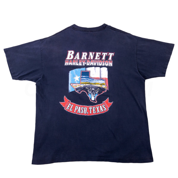 Vintage Black Harley One Way One Ride Tee (1992)