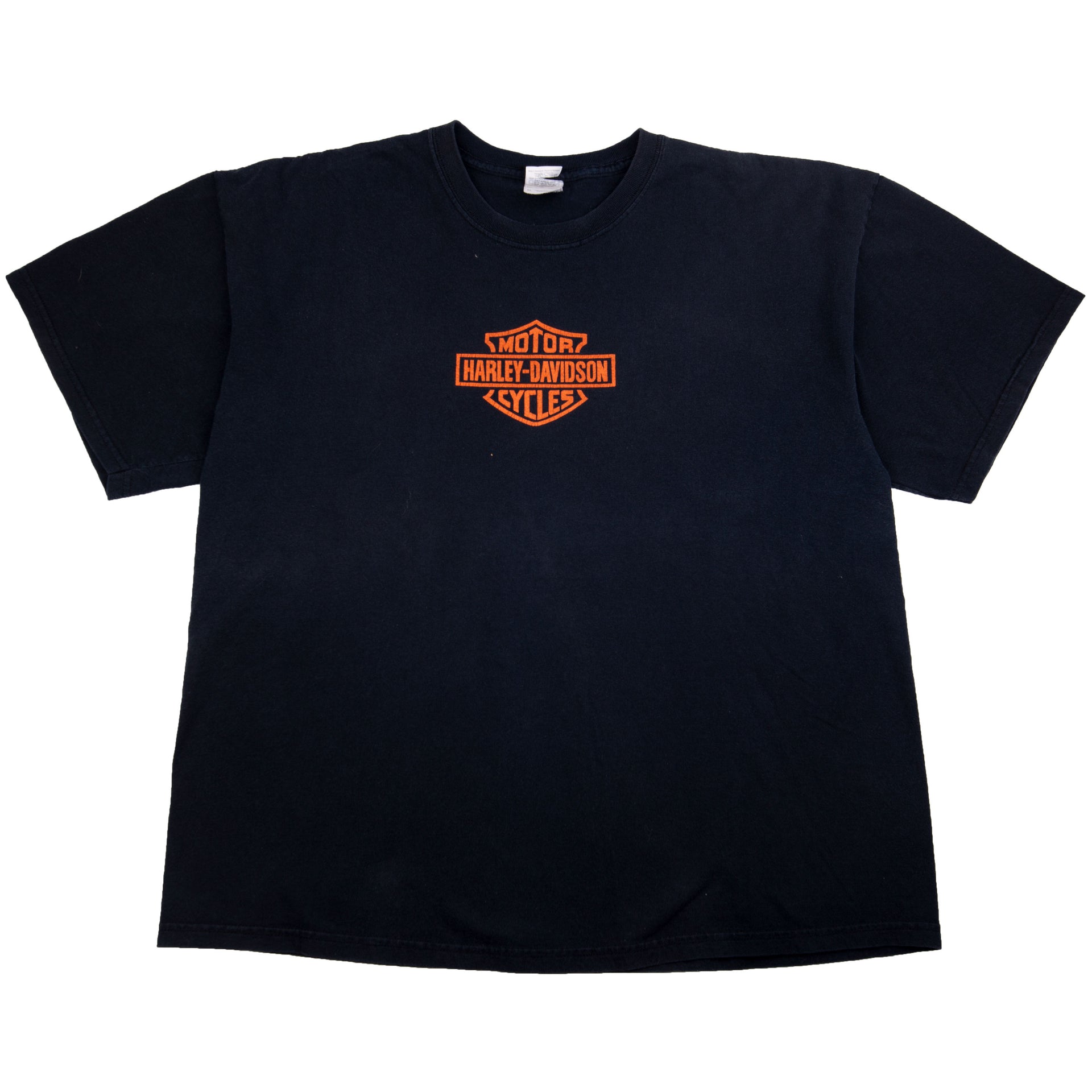 Vintage Black Harley Davidson Bootleg Tee (2000's)