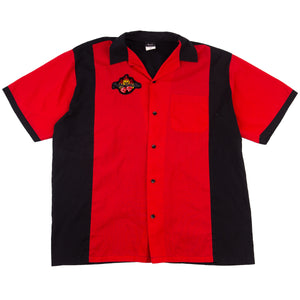 Vintage Harley Davidson Red/Black Bowling Shirt