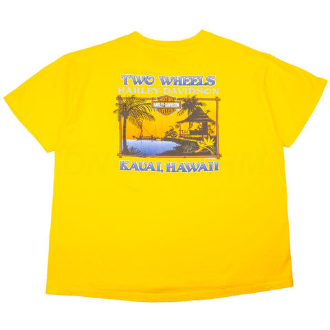 Vintage Yellow Harley Davidson Kauai Tee (1999)