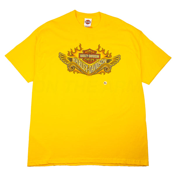 Vintage Yellow Harley Davidson Las Vegas Tee (2007)